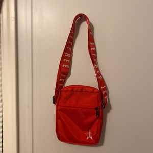 Jeffree star red side bag